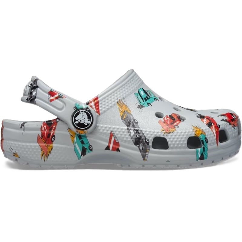 Papuci Crocs Classic Race Cars Graphic Cg T Copii