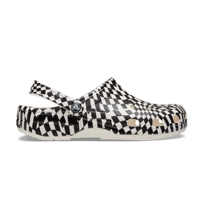 Papuci Crocs Classic Warped Checker Clog Barbati