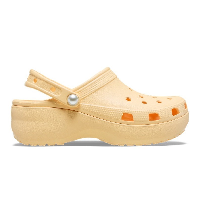 Papuci Crocs Classic Platform Pearl Clog Femei