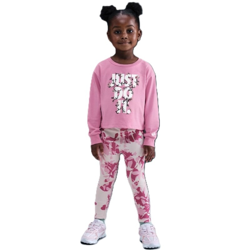 Compleu Nike NKG PRINTED CLUB LS LEGGING SE Copii