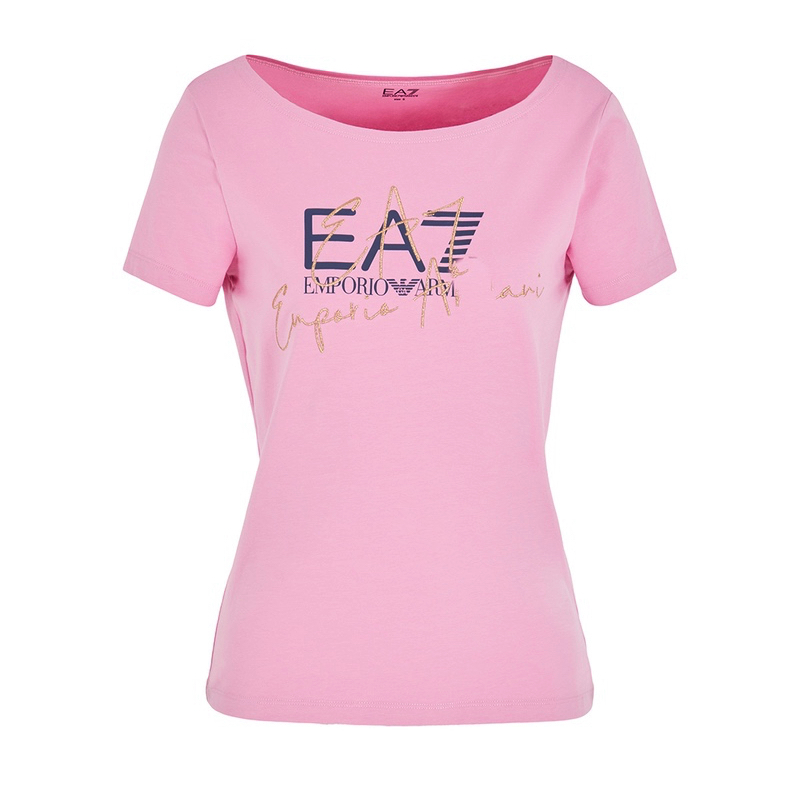 Tricou EA7 W Handwritten Tee Crossover Femei