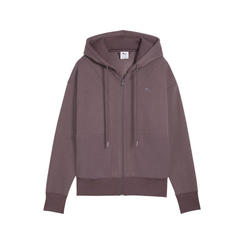 Bluza cu fermoar Puma HER Relaxed Full-Zip Hoodie FL Femei