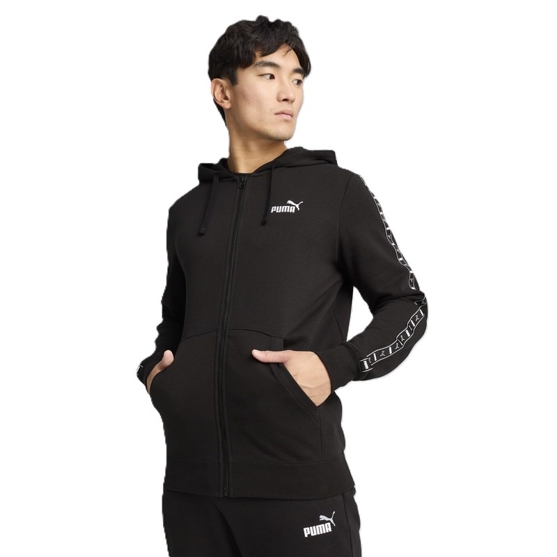 Bluza cu fermoar Puma ESS TAPE Full-Zip Hoodie TR Barbati
