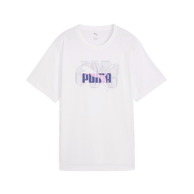 Tricou Puma GRAPHICS Stacked No. 1 Logo Relaxed Tee Femei