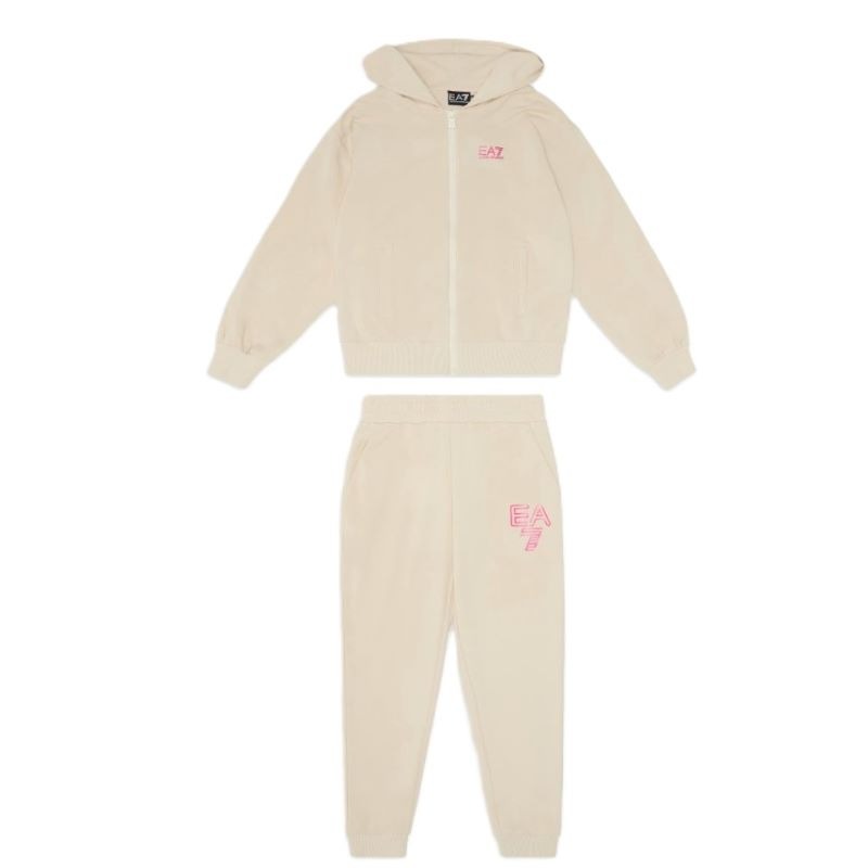 Trening EA7 GIRL HO FZ CH Unisex Copii