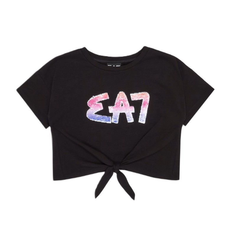 Tricou EA7 GIRL TEE SS SEQUINS Unisex Copii