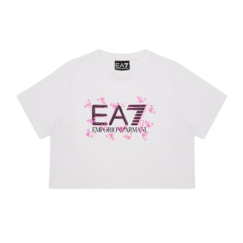 Tricou EA7 GIRL T-SHIRT EAGLE Unisex Copii