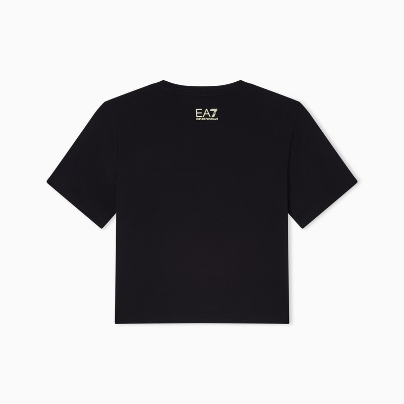 Tricou EA7 TRAIN LOGO SERIES CROSSOVER GIRL TEE EAGLE Copii