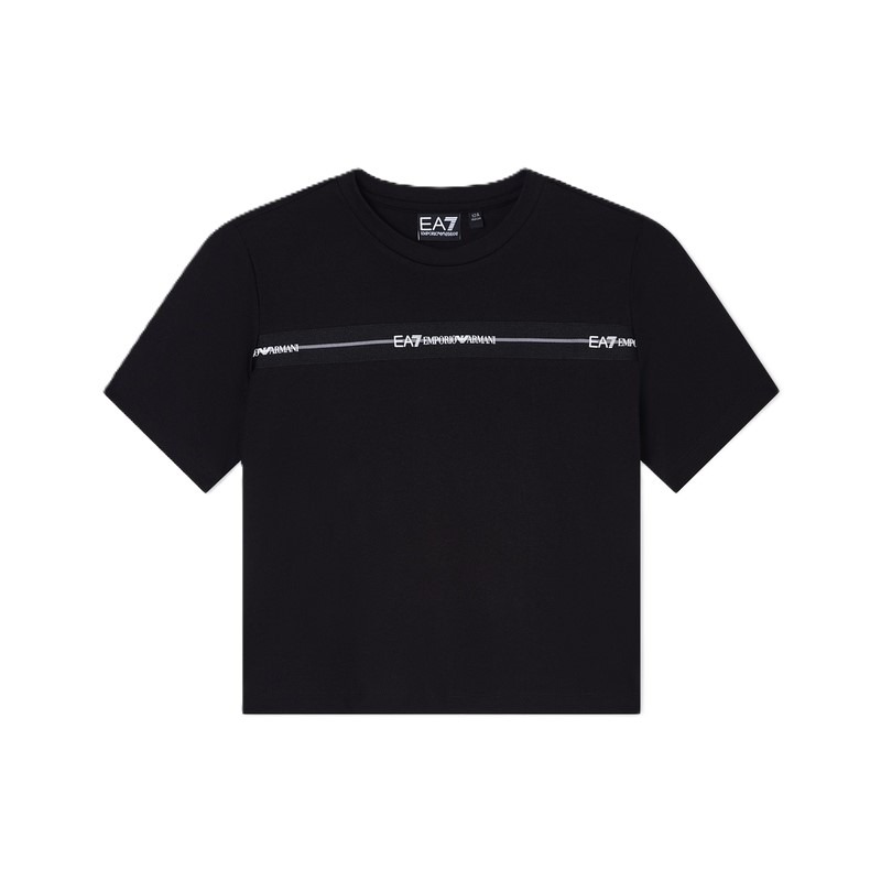 Tricou EA7 TRAIN LOGO SERIES TAPE GIRL TEE SS Copii Unisex