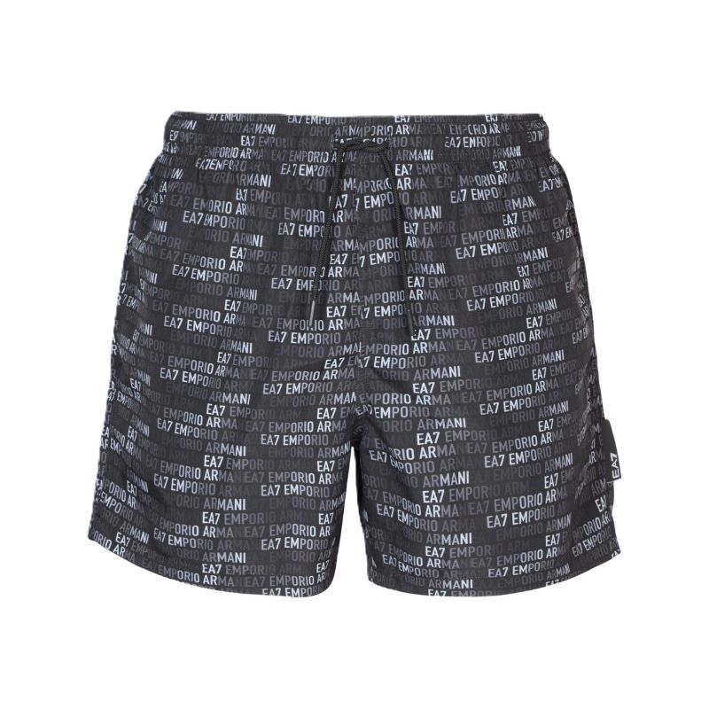 Sort de baie EA7 M MONOGRAM NEWSPAPER BOXER Barbati