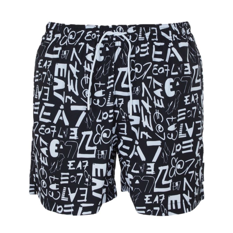 Sort de baie EA7 M MONOGRAM WRITING BOXER Barbati