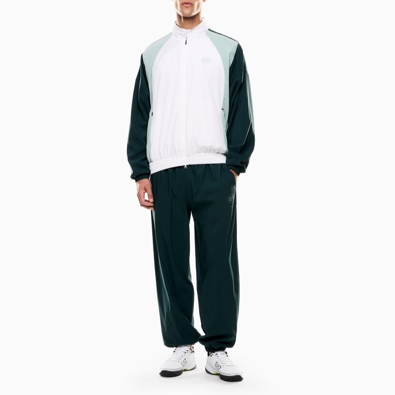 Trening EA7 TENNIS PRO M T-SUIT T-TOP FZ CH PL ST COLORBLOCK Barbati