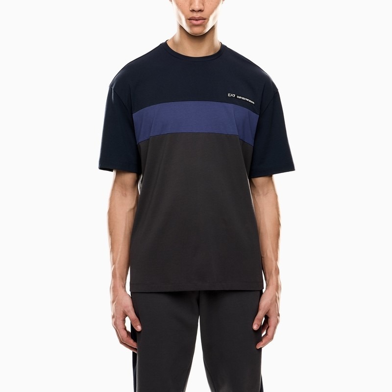 Tricou EA7 TRAIN ATHLETIC COLOUR BLOCK M TEE SS Barbati