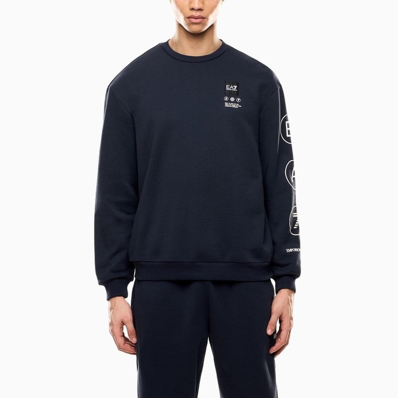 Bluza EA7 TRAIN LOGO SERIES M  T-TOP CN COFT WRITINGS Barbati