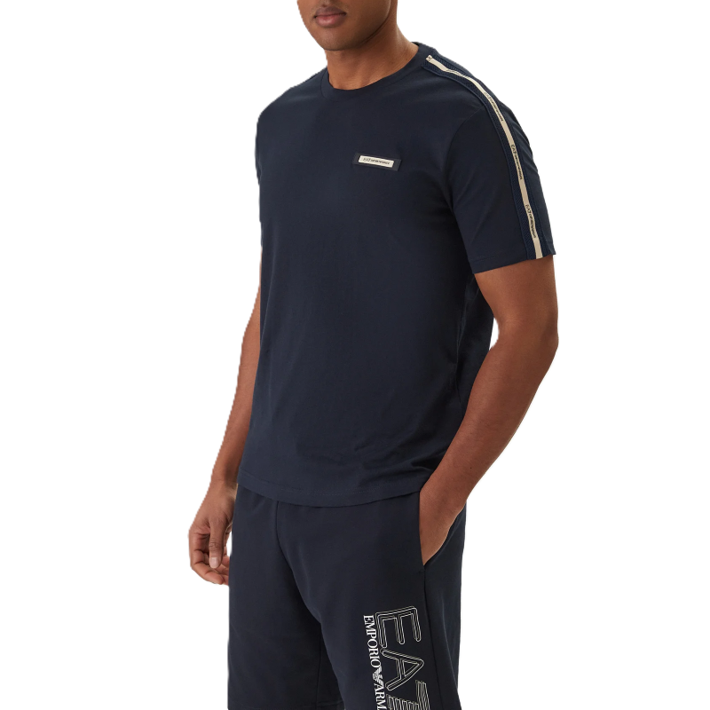 Tricou EA7 TRAIN LOGO SERIES MAN TEE SS  TAPE Barbati