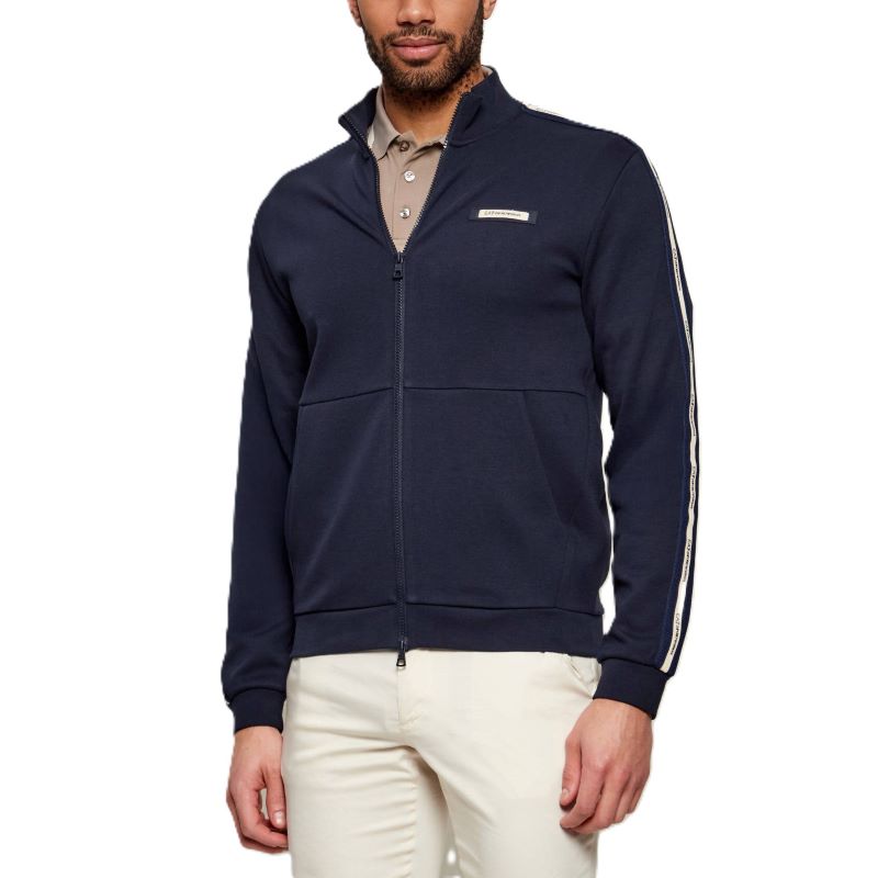 Bluza cu fermoar EA7 TRAIN LOGO SERIES MAN T-TOP  FZ CO PL TAPE Barbati