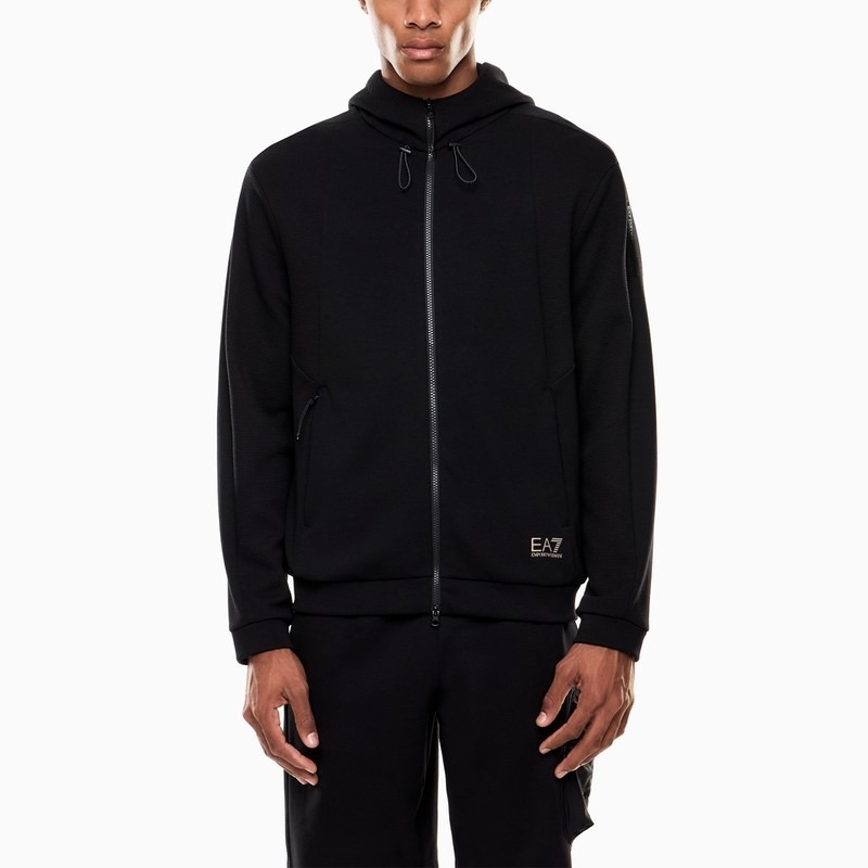 Bluza cu fermoar EA7 TRAIN ATHLETIC MIX M HOODIE FZ COPL  Barbati