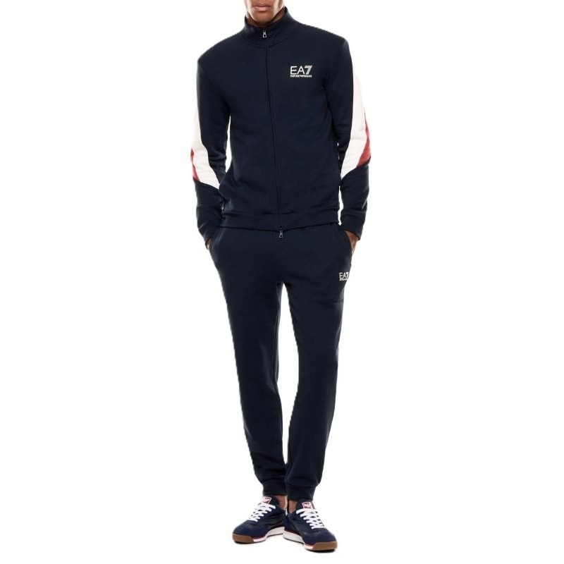 Trening EA7 TRAIN SUMMER BLOCK M T-SUIT T-TOP FZ CH COFT Barbati