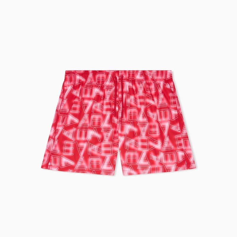 Sort de baie EA7 WATER SPORT BW M MONOGRAM NEON BOXER Barbati