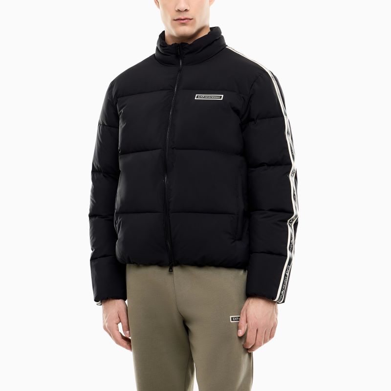 Geaca EA7 TRAIN LOGO SERIES M TAPE JACKET ECO DOWN Barbati