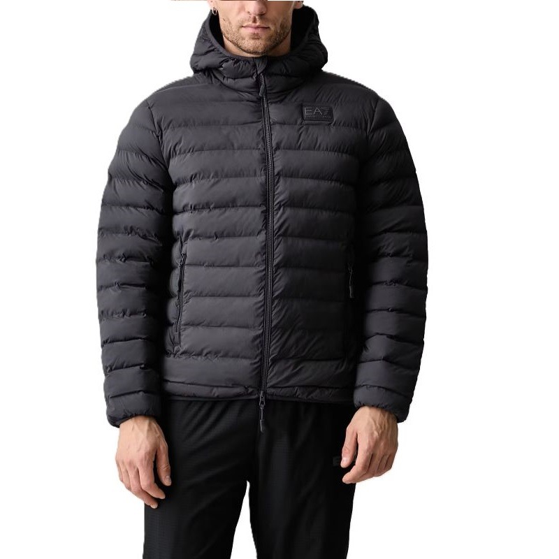 Geaca EA7 MOUNTAIN M ECO DOWN MEDIUM HOODED JACKET Barbati