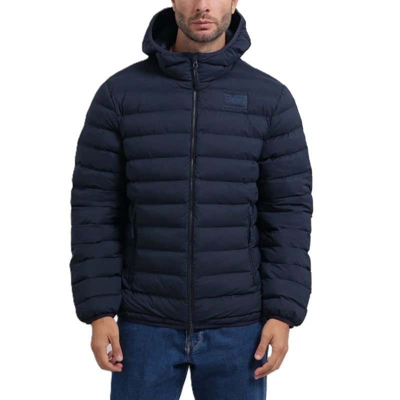 Geaca EA7 MOUNTAIN M ECO DOWN MEDIUM HOODED JACKET Barbati