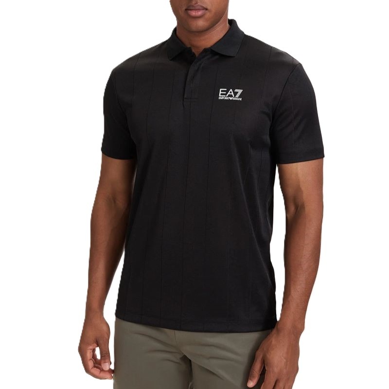 Tricou polo EA7 GOLF PRO M POLO GRAPHIC JACQUARD MONOGRAM PL Barbati