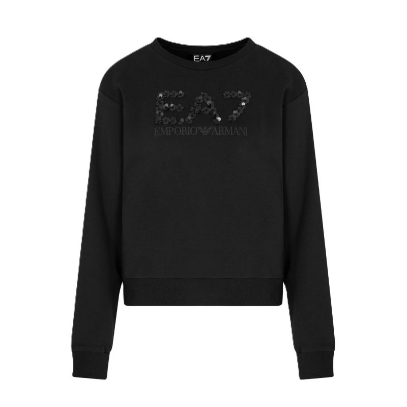 Bluza EA7 TRAIN LOGO SERIES W T-TOP CN CRYSTAL Femei