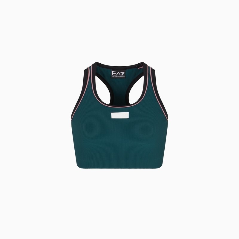 Bustiera EA7 VIGOR7 LAB W RIBBED BRA Femei