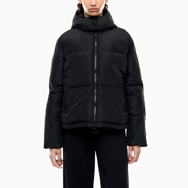 Geaca EA7 TRAIN LOGO SERIES TAPE W PADDED JACKET TAPE Femei