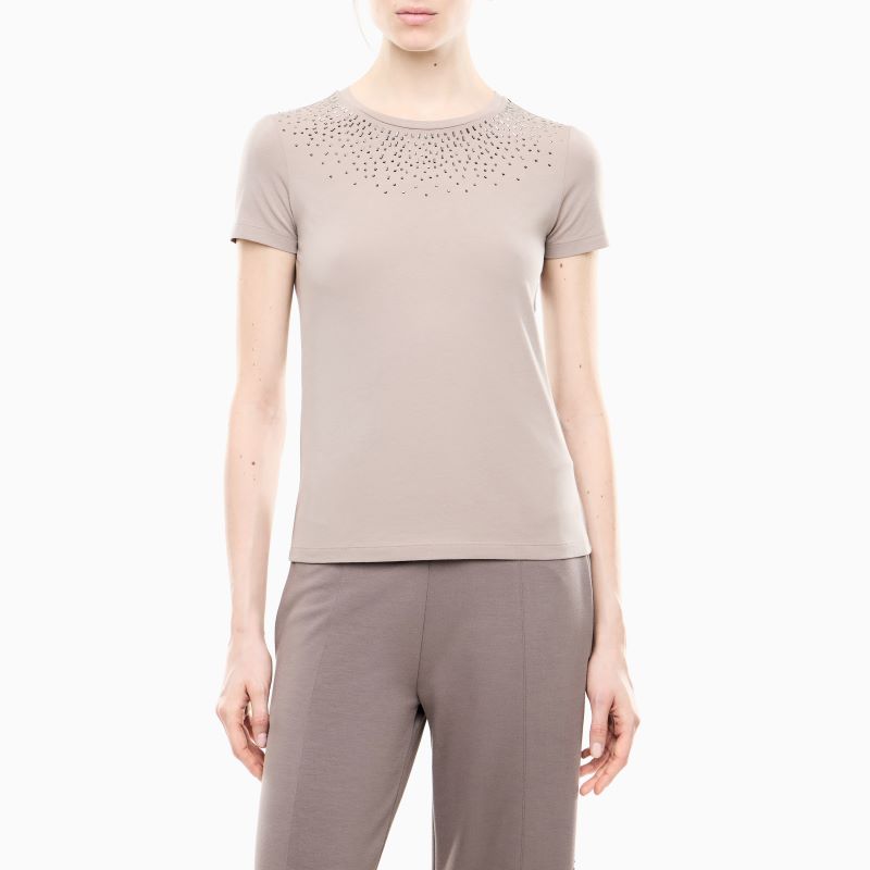 Tricou EA7 TRAIN PRECIOUS W SLIM TEE SS Femei
