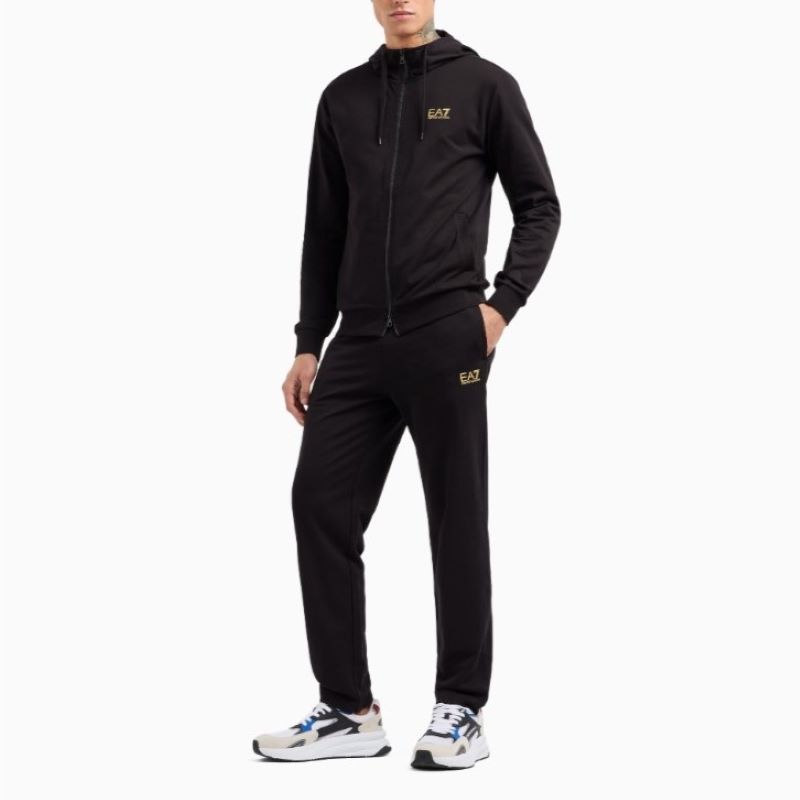 Trening EA7 TRAIN CORE ID M T-SUIT HOODIE FZ OH COFT CC Barbati