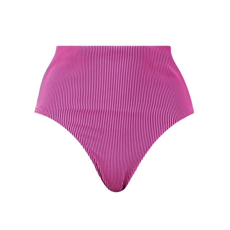 Slip costum de baie Puma Swim Women Ribbed High Femei