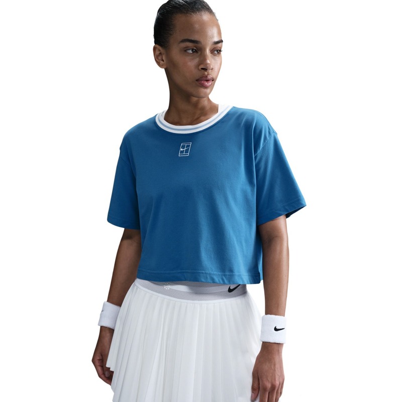Tricou Nike W NK DF HERTAGE SS CROP TEE Femei
