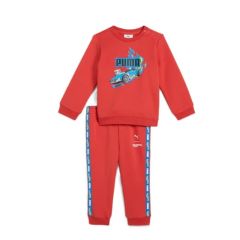 Trening Puma X HOT WHEELS MINICATS Crew Set Inf Unisex Copii