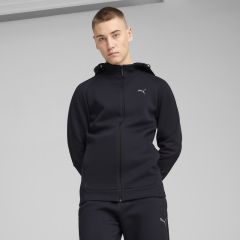 Bluza cu fermoar Puma EVOSTRIPE Full-Zip Hoodie DK Barbati