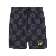 Sort Puma UNITED AOP Shorts 10" TR Barbati