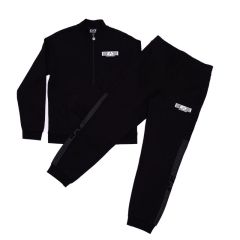 Trening EA7 TRAIN 7 LINES BOY T-SUIT T-TOP FZ CH BR Copii