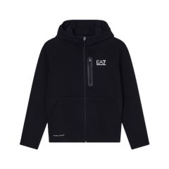 Bluza cu fermoar EA7 NATURAL VENTUS7 BOY HOODIE FZ COPL Copii Unisex