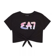 Tricou EA7 GIRL TEE SS SEQUINS Unisex Copii