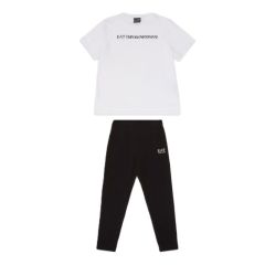 Compleu EA7 GIRL CROSSOVER TEE LEGGINGS KIT Unisex Copii