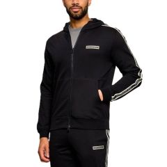 Bluza cu fermoar EA7 TRAIN LOGO SERIES MAN  HOODIE FZ CO PL TAPE Barbati