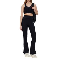 Colanti EA7 VIGOR7 W RIBBED FLARE LEGGINGS Femei