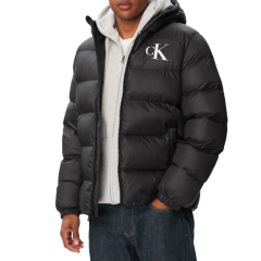 Geaca Calvin Klein LS LTWT NYLON PADDED HOODED PUFF Geaca