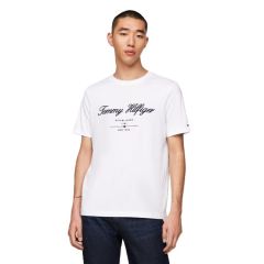 Tricou Tommy Hilfiger SCRIPT LOGO TEE Barbati