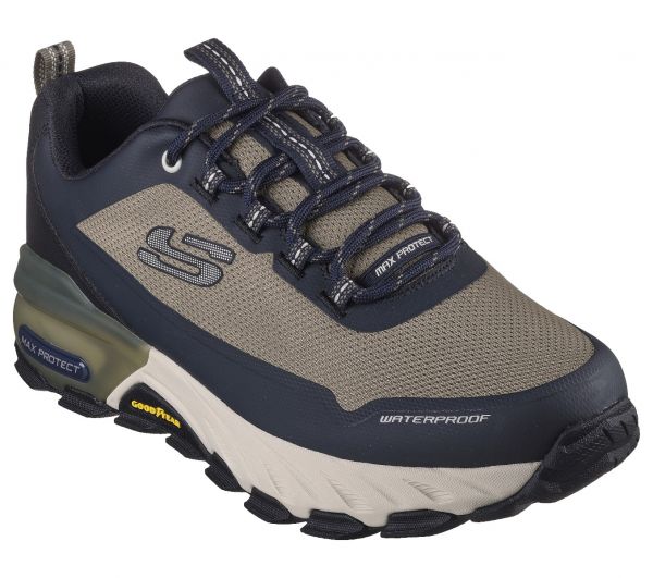 (あ) Pantofi sport SKECHERS albastri, MAX PROTECT, din material