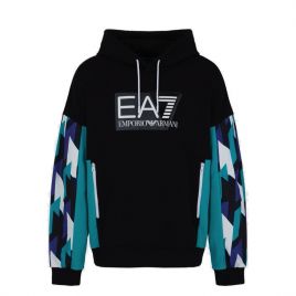 Hanorac EA7 M HOODIE RN COFT GRAPHIC Barbati