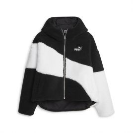 Jacheta Puma Big Cat Hooded Sherpa Jacket Femei