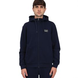 Bluza cu Fermoar EA7 M TAPE HOODIE FZ BR Barbati