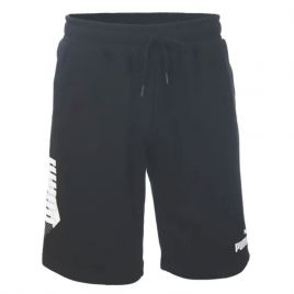 Sort Puma Power Logo Shorts Barbati